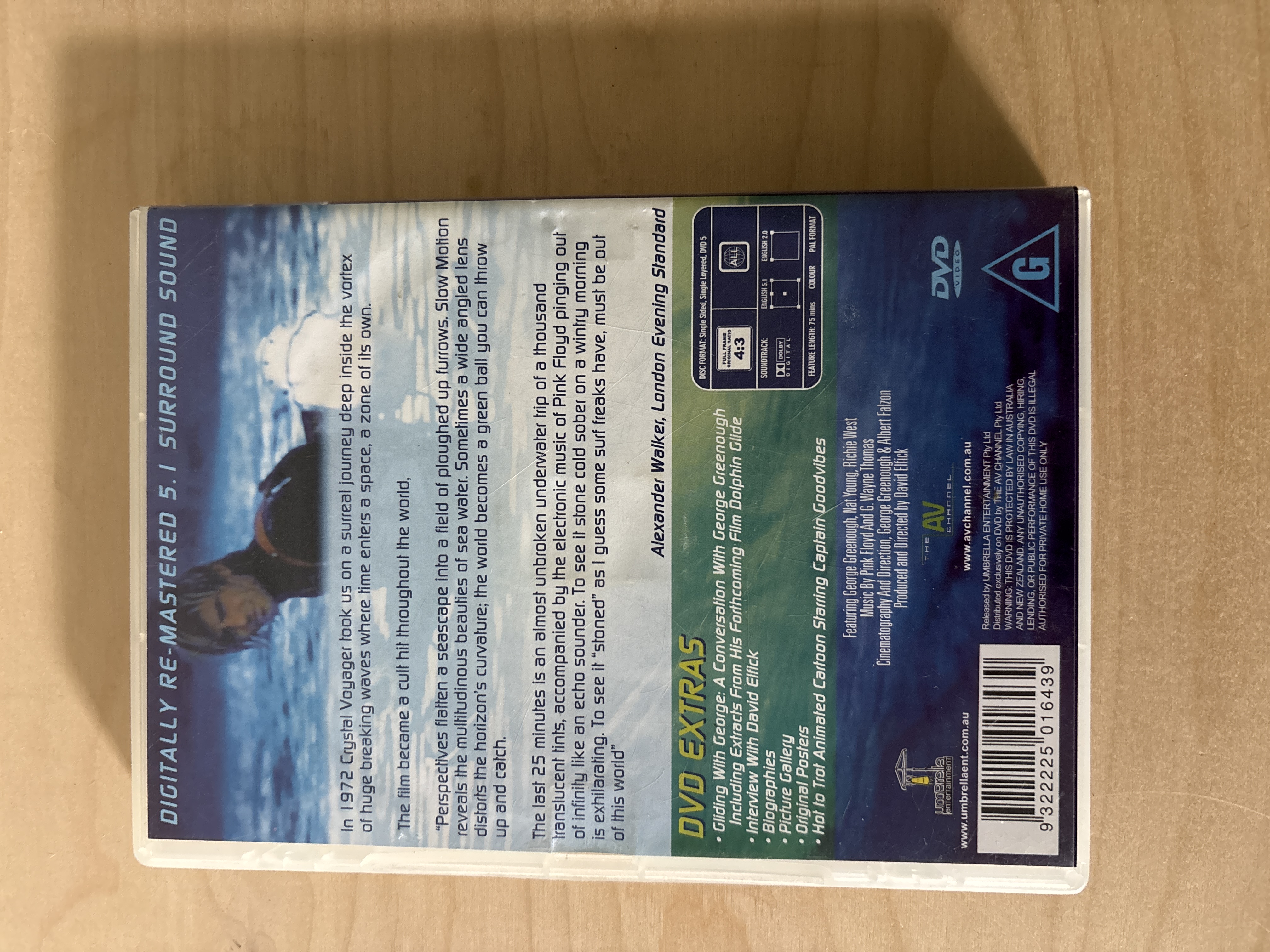 Crystal Voyager By George Greenough Surf Movie DVD - Thumbnail 2