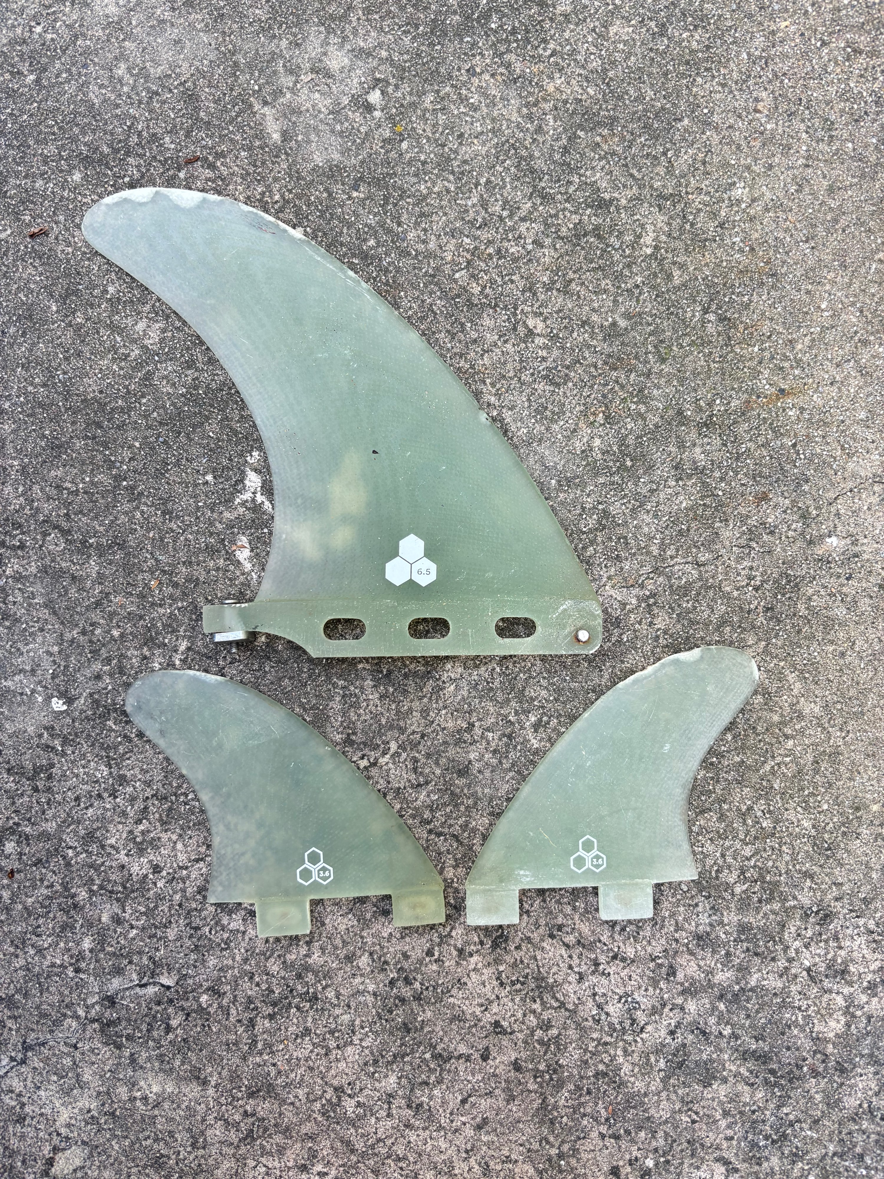 Channel Islands Mid Length Single Fin Plus Side Bites