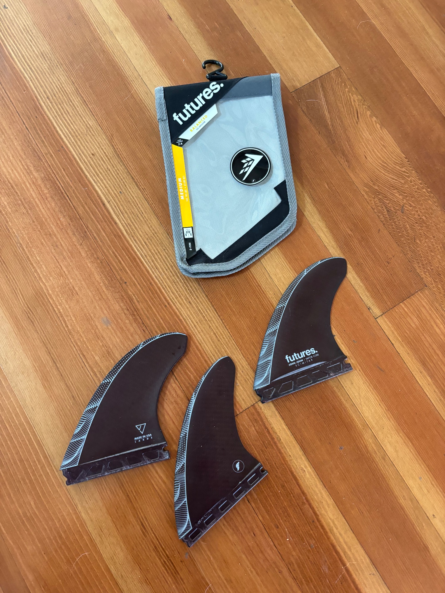 Futures Fins John John Florence Vapor Core Scimitar (L) · Reswell