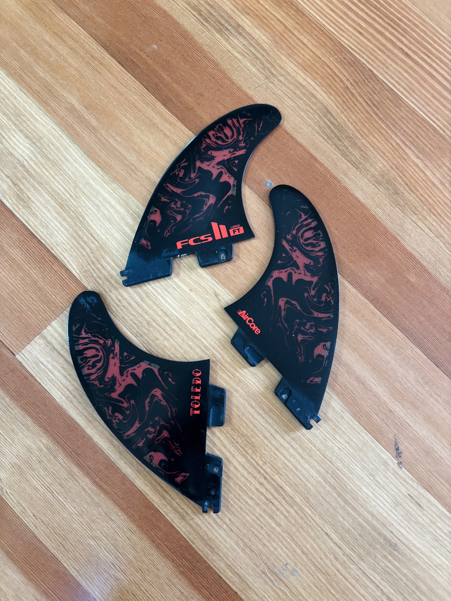 FCS II Filipe Toledo Tri Fins (Large) · Reswell